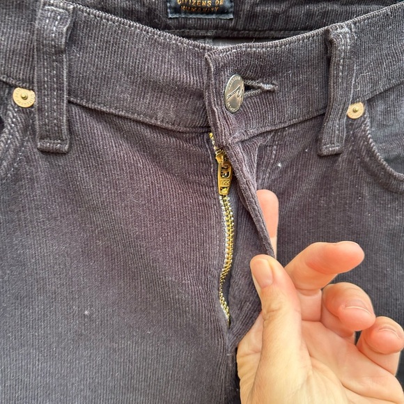 Citizens of Humanity black Amber mid rise bootcut cords, size 27 - Picture 5 of 11